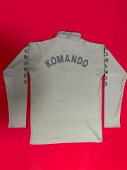 MİKADO TİŞÖRT TAKTİK FİT -KOMANDO YAZILI YARIM FERMUARLI TİŞÖRT