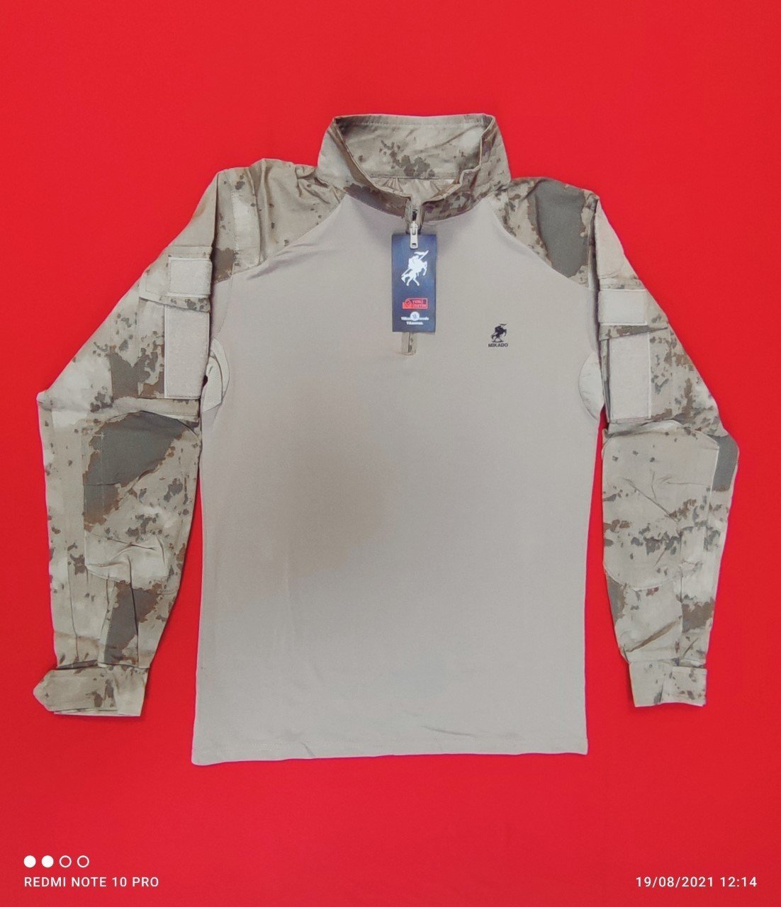 MİKADO TAKTIK OPERASYON TISORTU, TERMOSTATIK  J KAMUFLAJ COMBAT