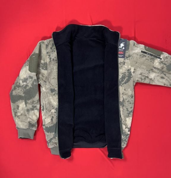 MİKADO ÇİFT TARAFLI POLAR KAMUFLAJ -SİYAH